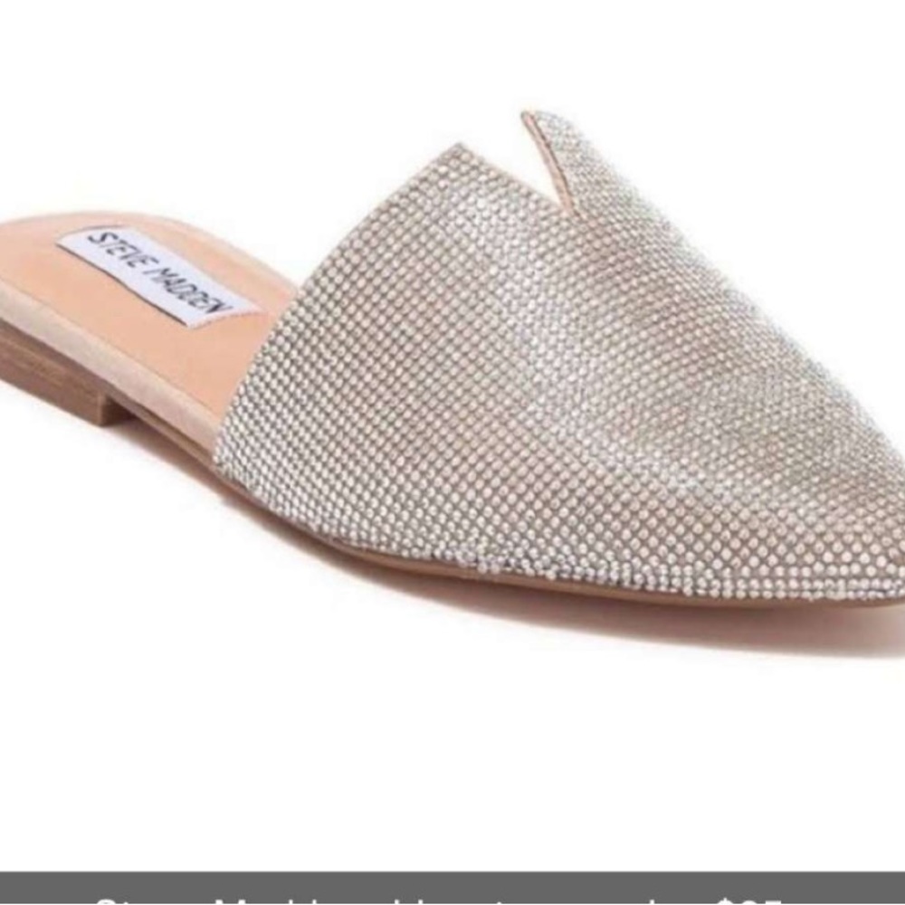 Steve Madden rhinestone mules